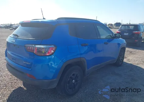 2018 Jeep Compass Sport Fwd from USA, damaged, VIN 3C4NJCAB0JT286103